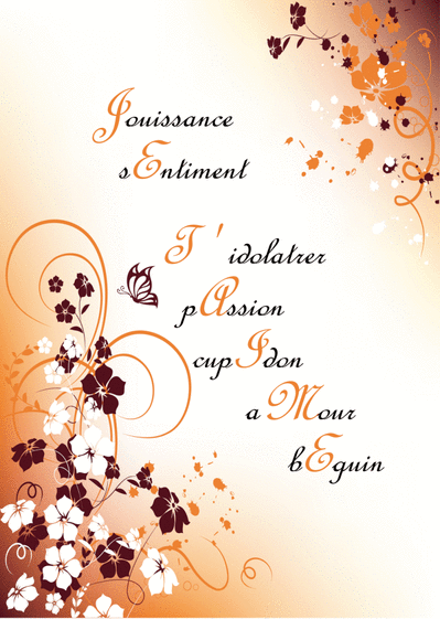 , envoyer cette carte acrostiche je t aime par La Poste , envoyer cette carte acrostiche je t aime par La Poste